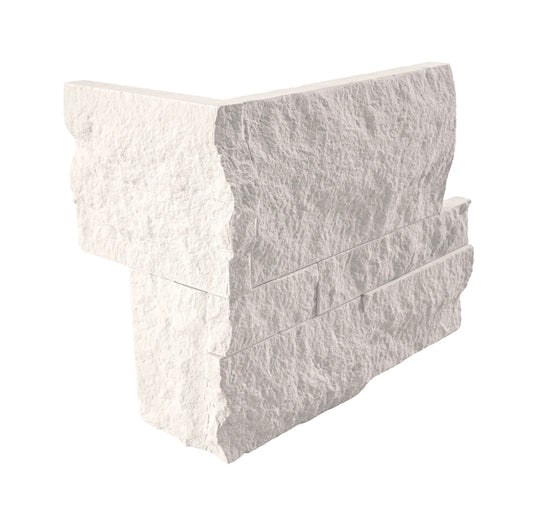 Taja Cream 9" x 12" x 6" Splitface Limestone Ledger Corner Panel by MSI