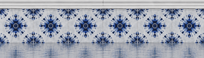 Fujiwa Tile Doris Cayman Blue 6" x 6" Porcelain Pool & Spa Tile — product image 3