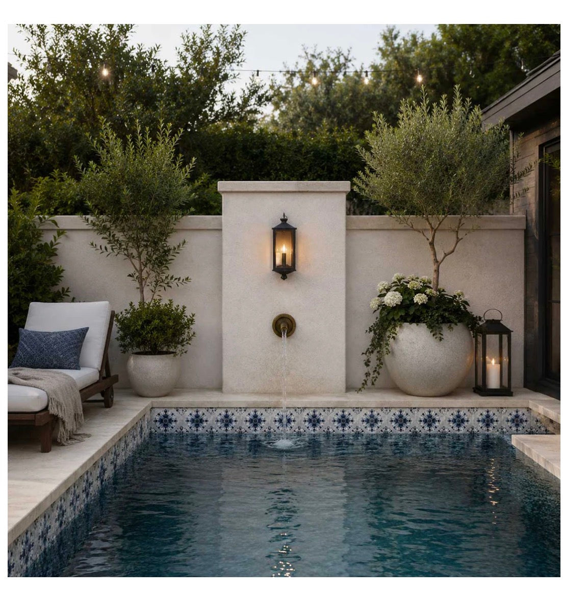 Fujiwa Tile Doris Cayman Blue 6" x 6" Porcelain Pool & Spa Tile