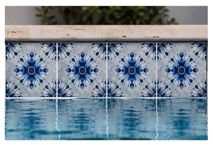 Fujiwa Tile Doris Cayman Blue 6" x 6" Porcelain Pool & Spa Tile — product image 4