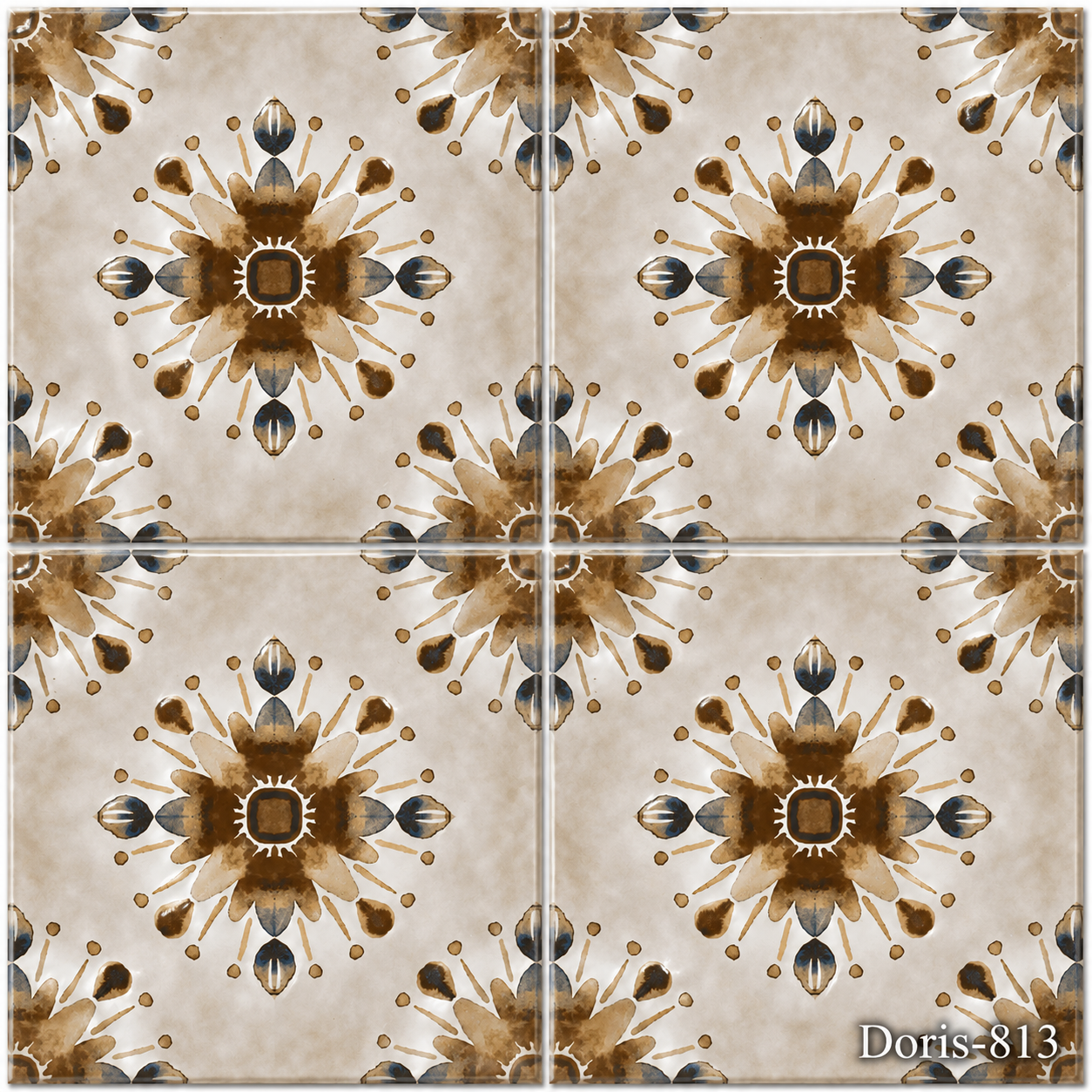 Fujiwa Tile Doris Sandy Beach 6" x 6" Porcelain Pool & Spa Tile