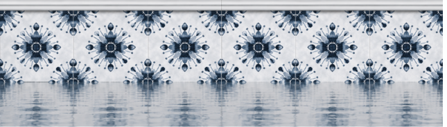 Fujiwa Tile Doris French Grey 6" x 6" Porcelain Pool & Spa Tile