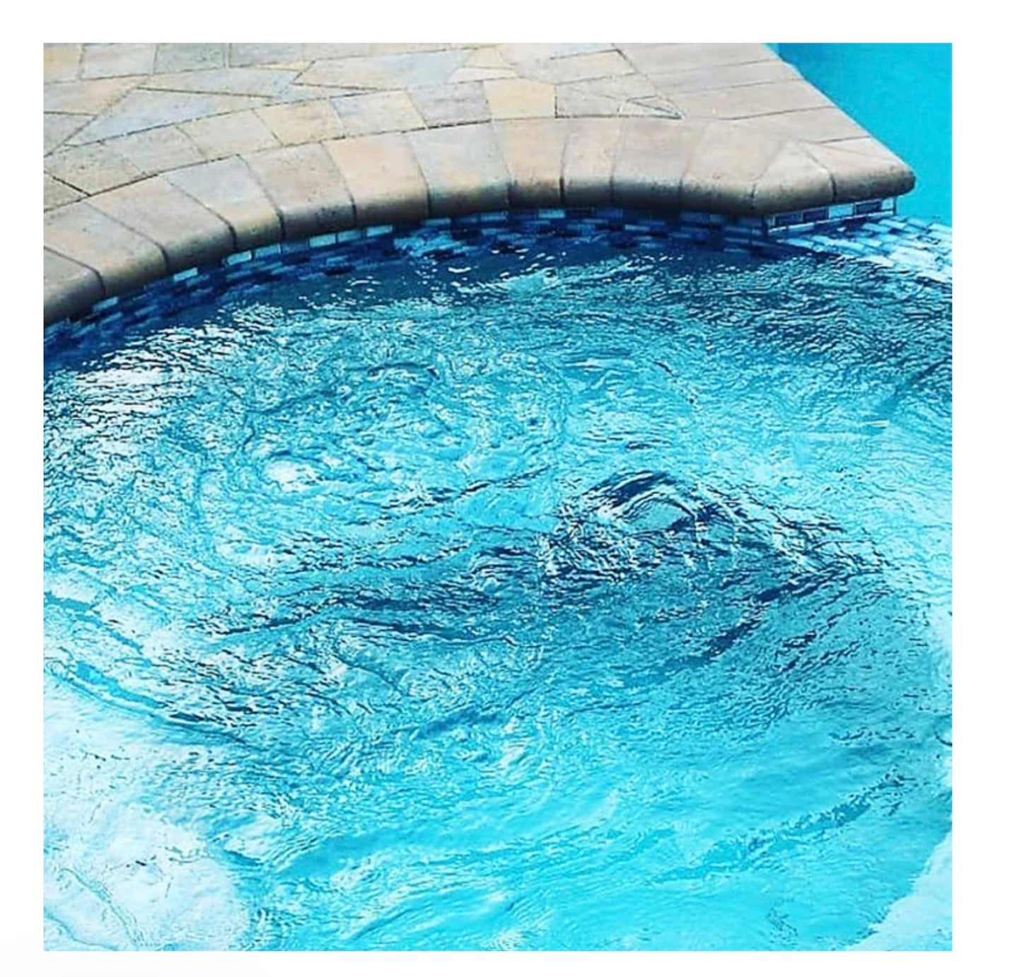 Glasstel Series Aqua 7/8" x 1-7/8" Porcelain Brick Mosaic Tile