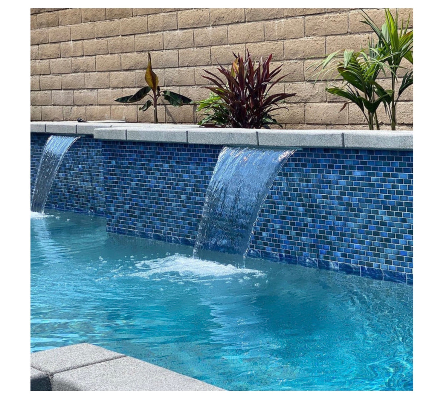 Glasstel Series: Indigo Matte 7/8" x 1-7/8" Porcelain Brick Mosaic Tile