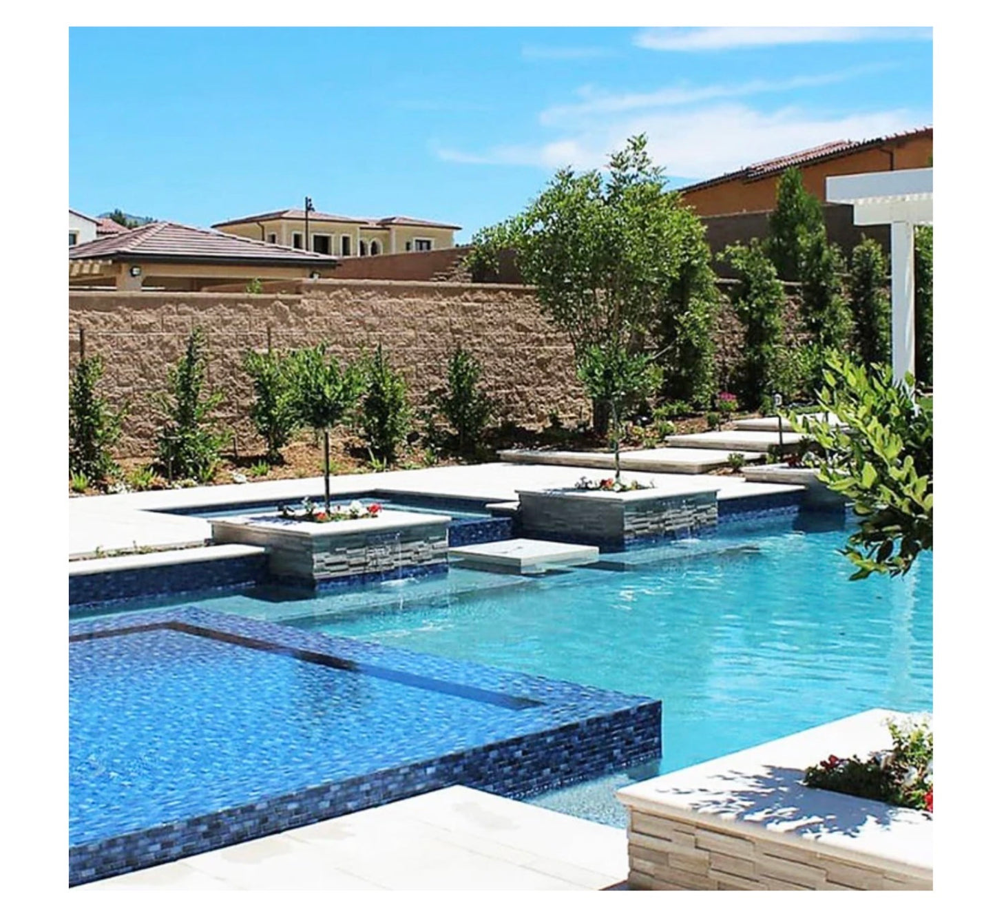 Glasstel Series: Indigo Matte 7/8" x 1-7/8" Porcelain Brick Mosaic Tile