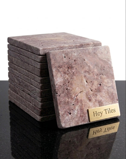6x6 Iberian Rojo Alicante Spanish Marble Tumbled ( Made to Order ) — product image 4