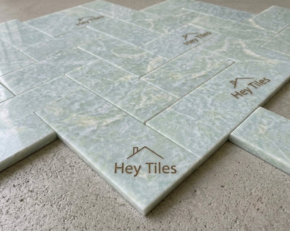 6" X 12" Ming Green Marble Tile — product image 2