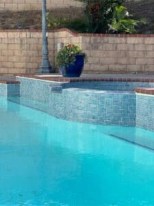 Fujiwa Vinta Spring Breeze 2" x 4" Porcelain Pool and Submerged Mosaic