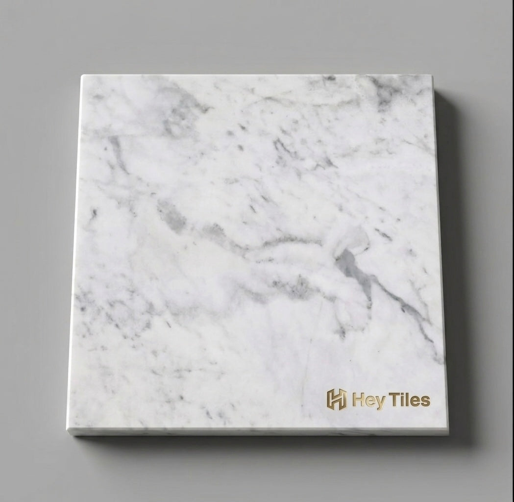 12x12 Carrara White Marble from Italy, 3/8