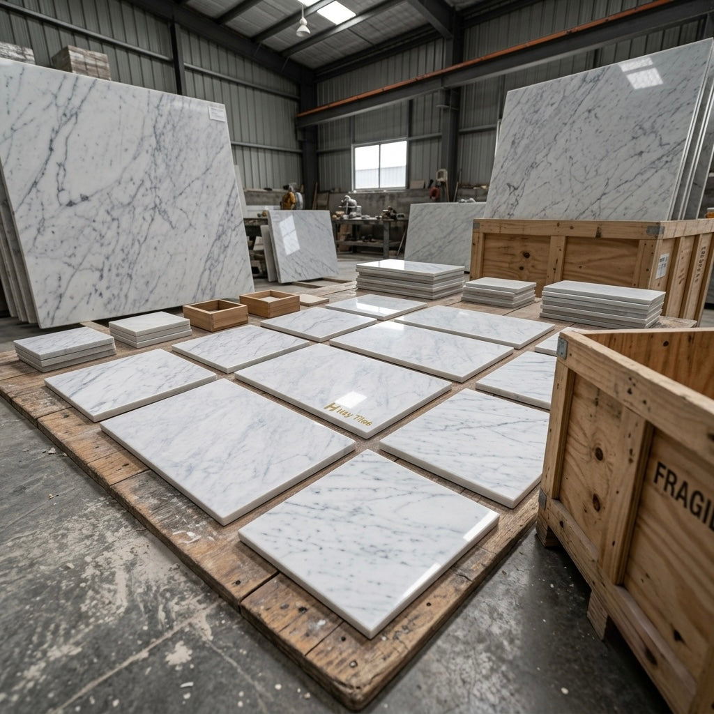 12x24 Carrara White , Italian Marble