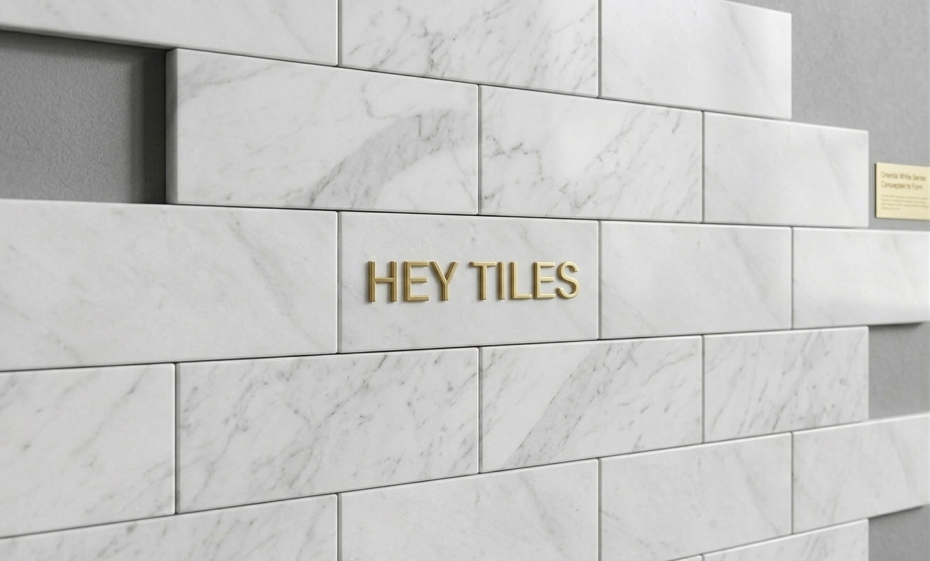 Oriental White 3x6 Marble Subway Tile