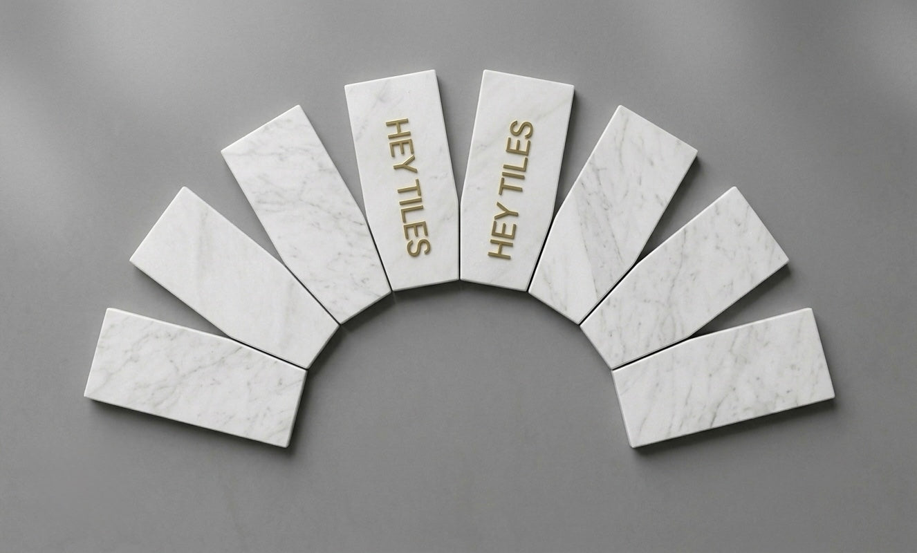 Oriental White 3x6 Marble Subway Tile