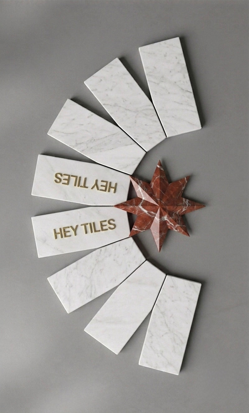 Oriental White 3x6 Marble Subway Tile