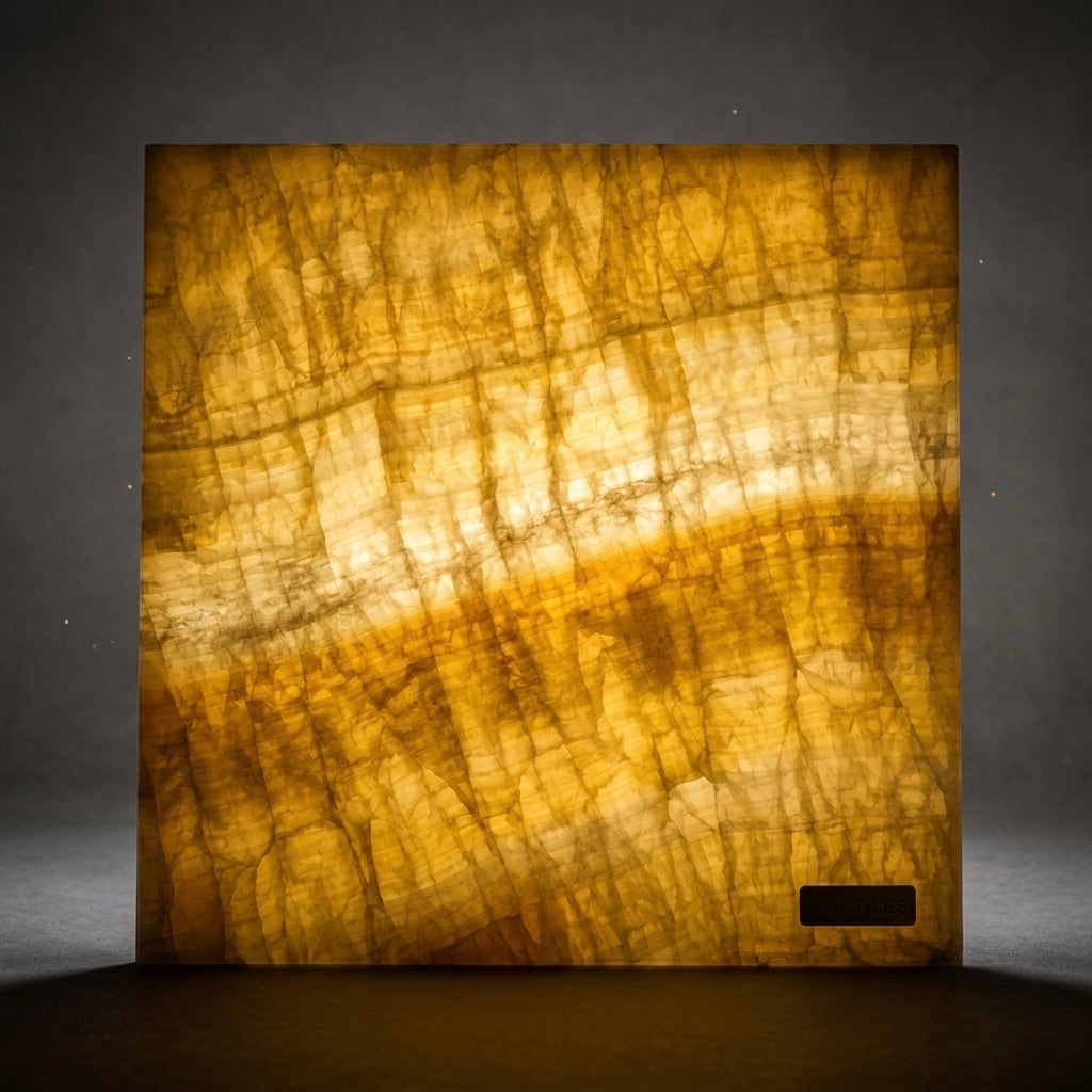 Honey Onyx Tile 18x18 1/2 Polished