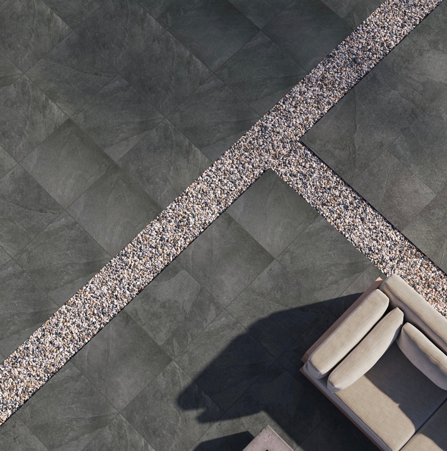 24x24 Legions Midnight Montage Arterra Paver