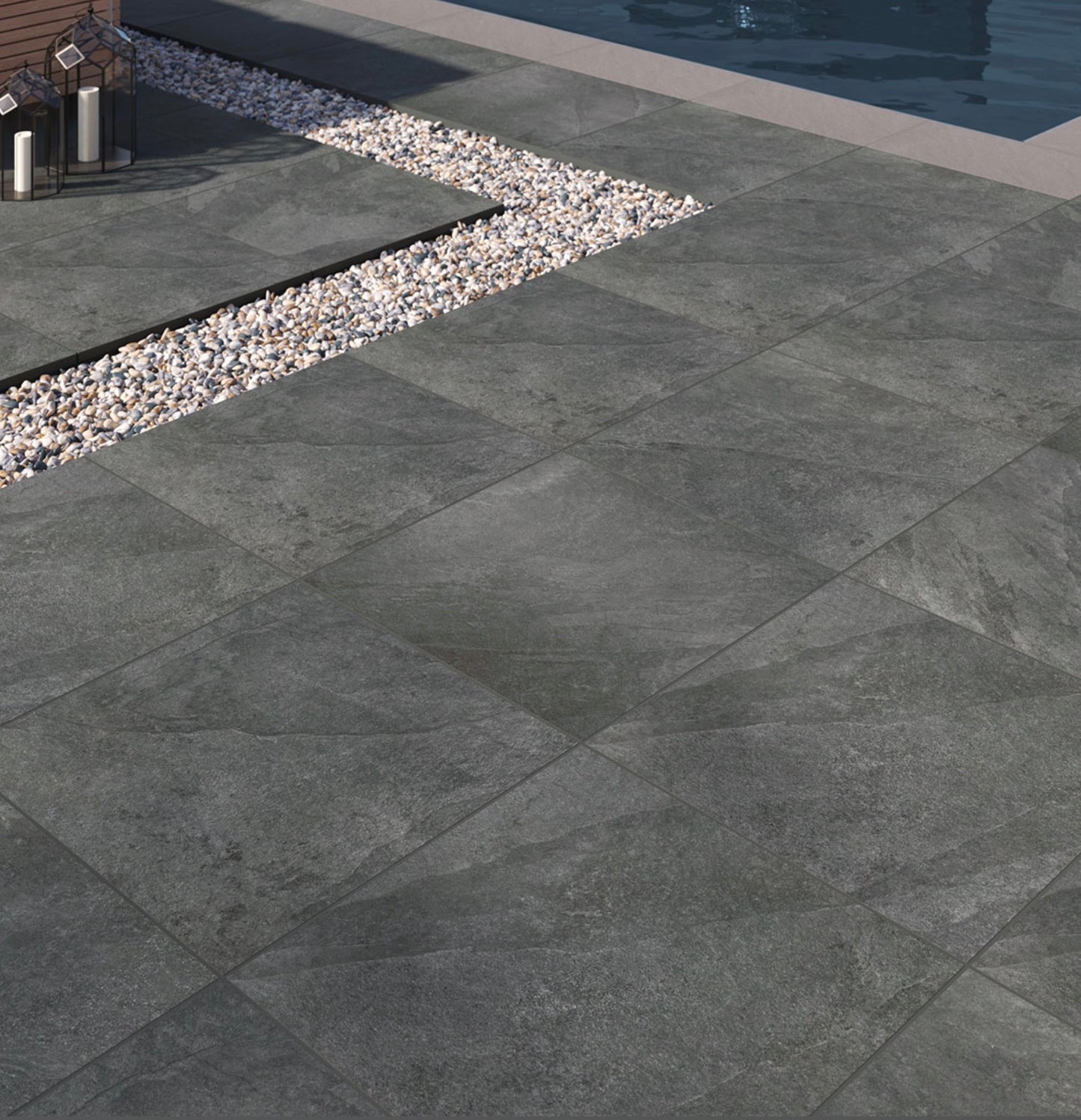 24x24 Legions Midnight Montage Arterra Paver