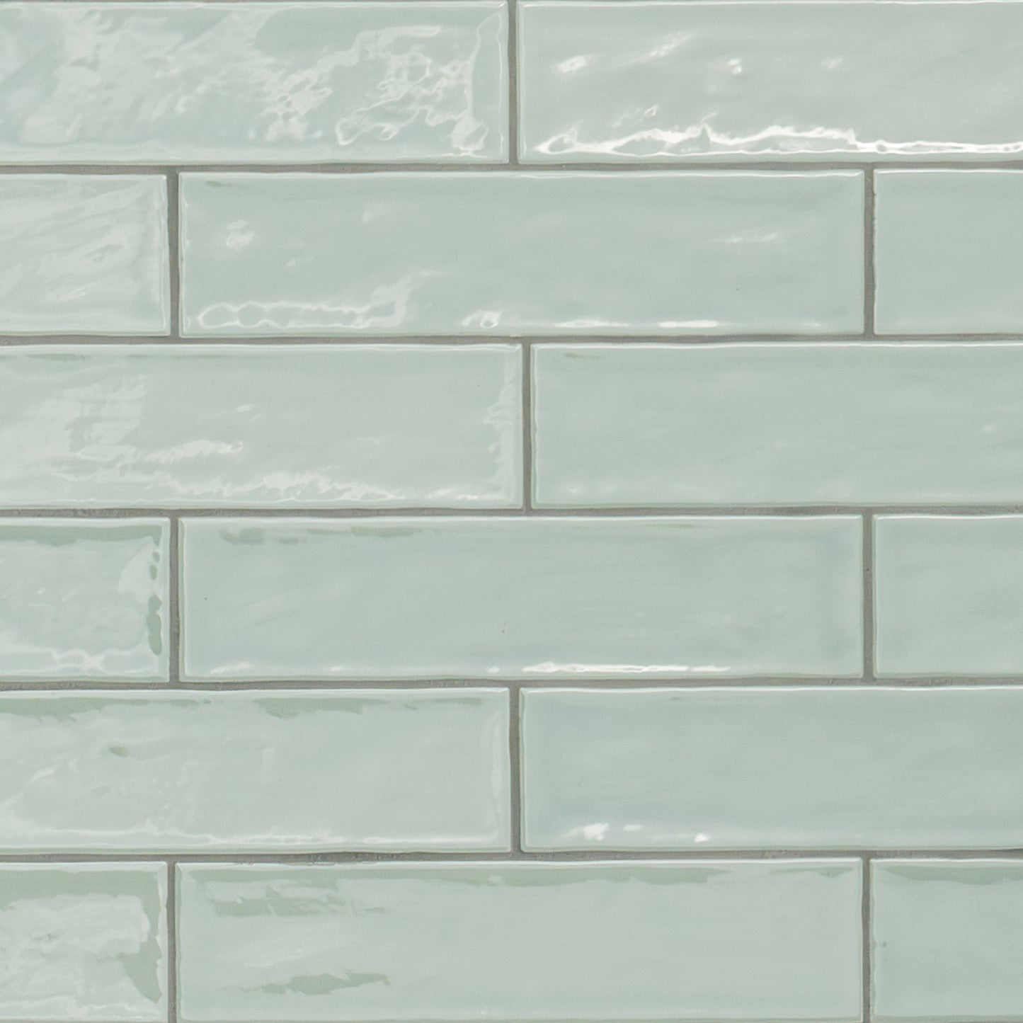 Terranello Series: 2" x 8" Olive Glossy Handcrafted-Look Ceramic Wall Tile