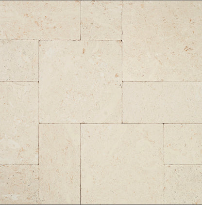 Mayra White 6" x 12" x 3cm Tumbled Limestone Paver — product image 4