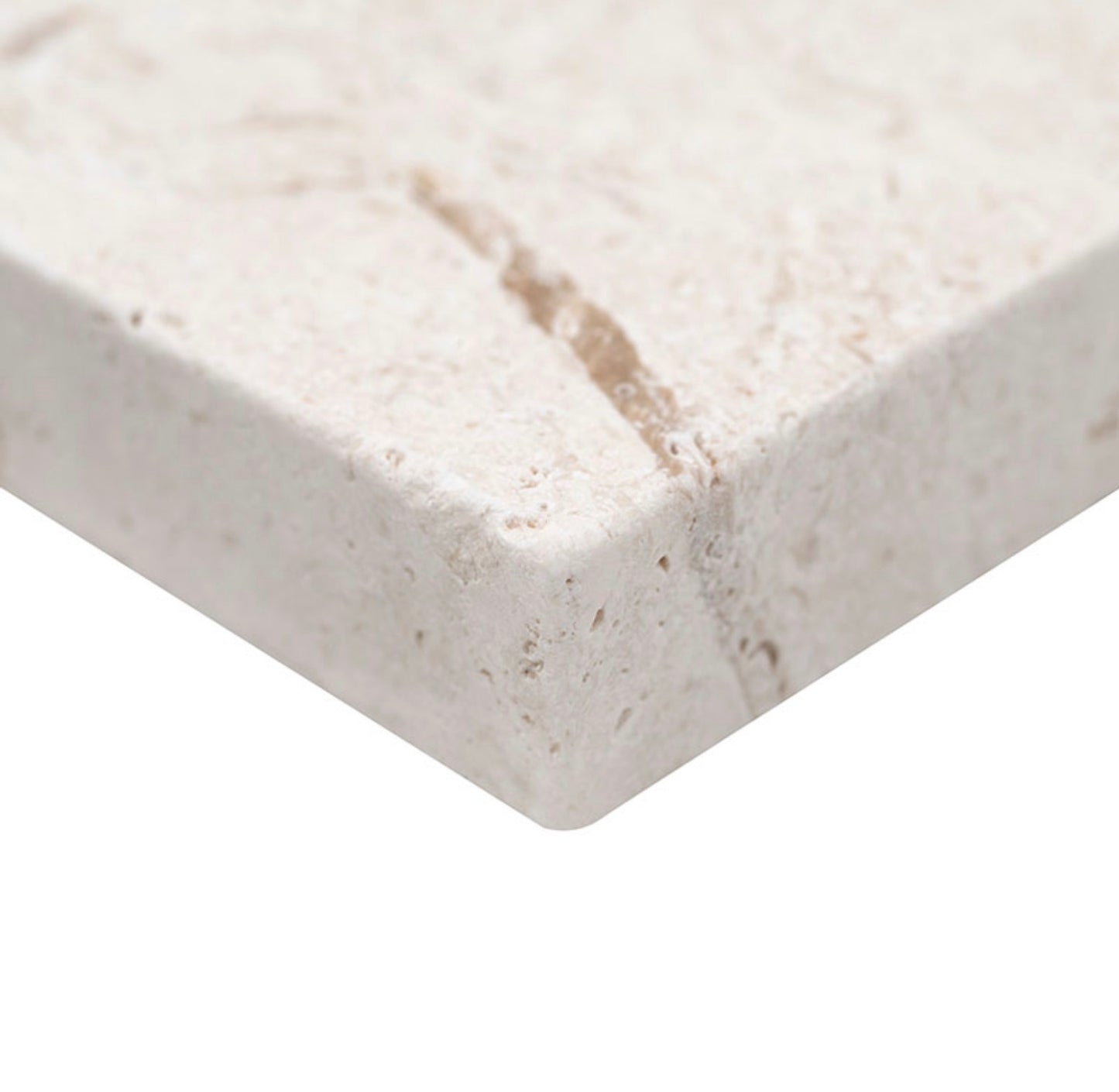 Mayra White 24" x 24" x 3cm Tumbled Limestone Paver