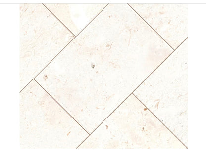 Mayra White 16" x 24" x 3cm Tumbled Limestone Paver — product image 3