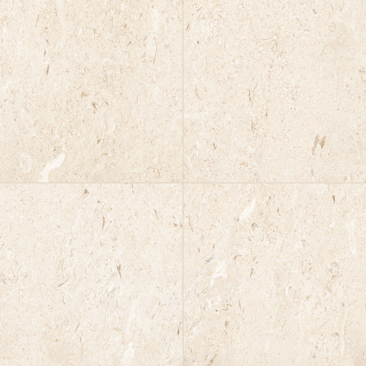 Mayra White 12" x 12" x 3cm Tumbled Limestone Paver