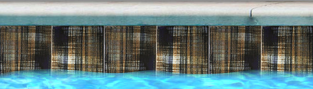 Fujiwa Kasuri Series: 6" x 6" Monaco Glazed Porcelain Pool & Spa Tile