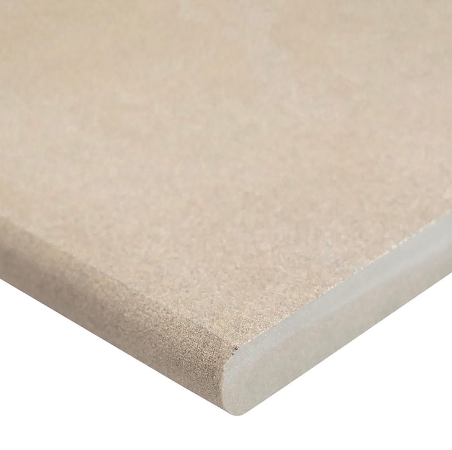 Tierra Beige™ Arterra® Series: 13" x 24" x 2cm Matte Porcelain Pool Coping & Step Tread