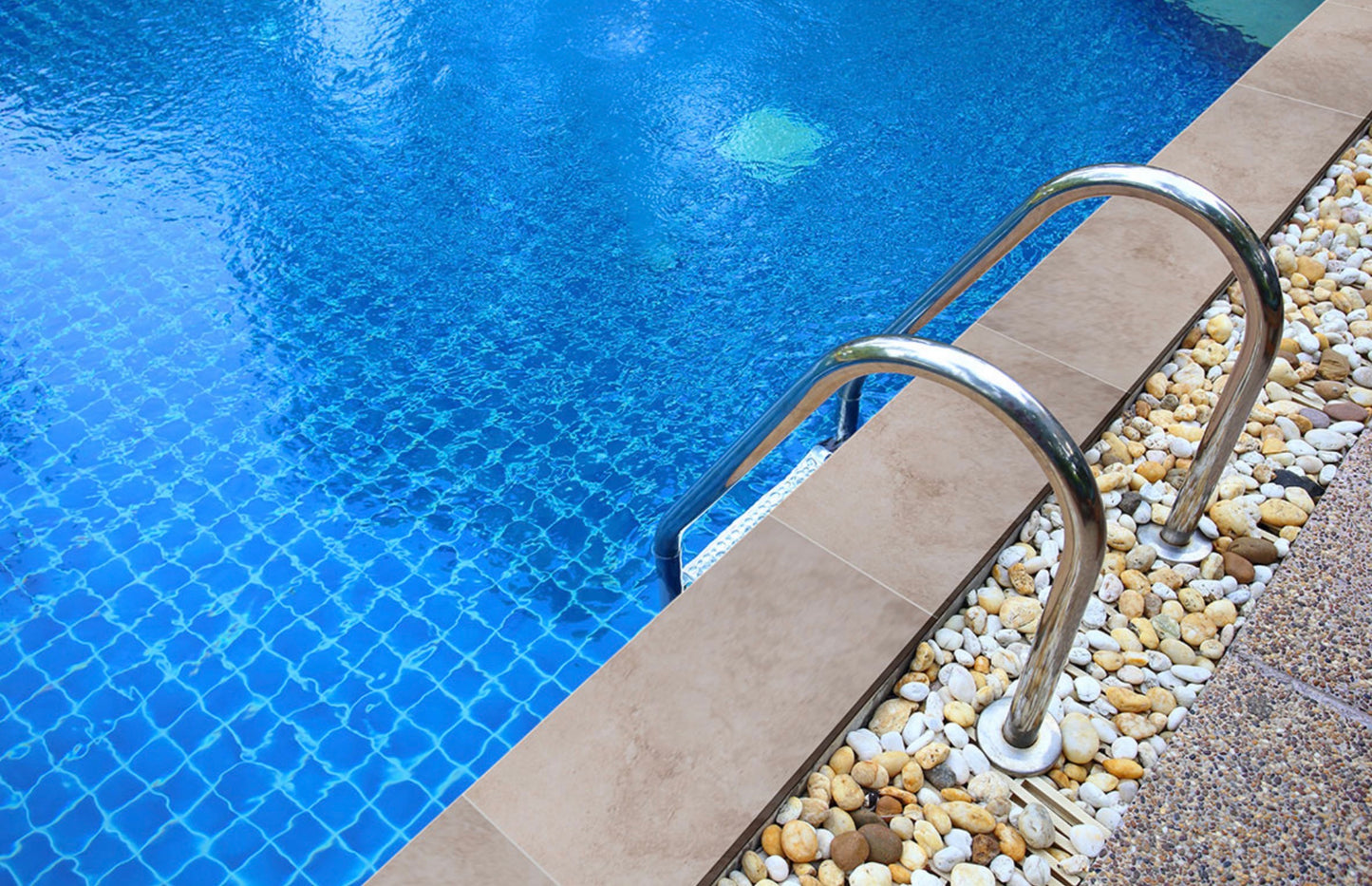 Tierra Beige™ Arterra® Series: 13" x 24" x 2cm Matte Porcelain Pool Coping & Step Tread