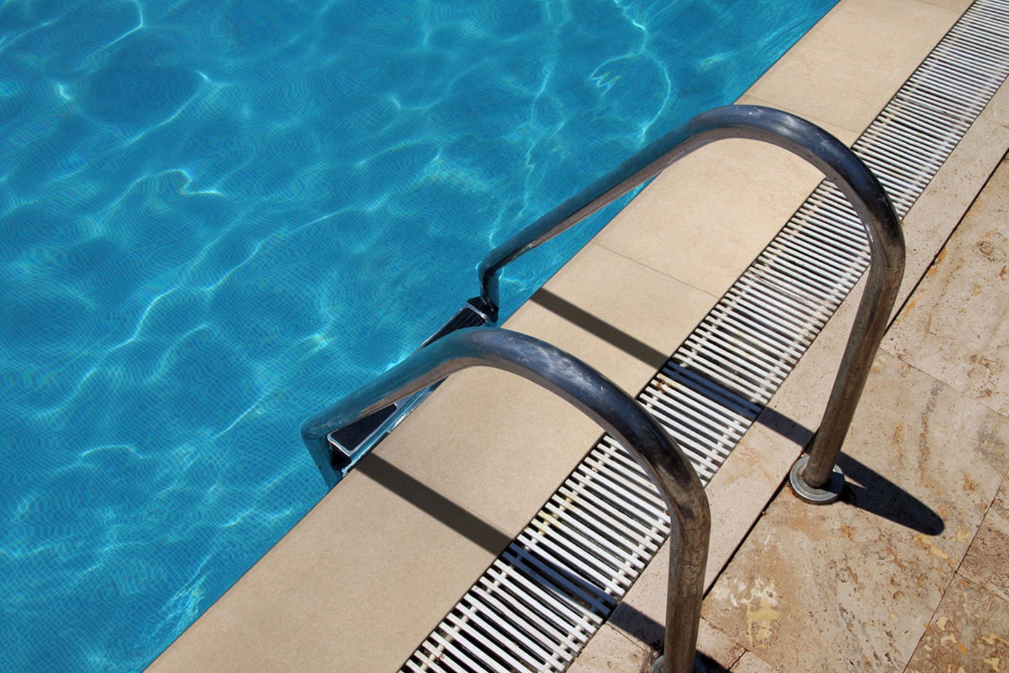 Tierra Beige™ Arterra® Series: 13" x 24" x 2cm Matte Porcelain Pool Coping & Step Tread