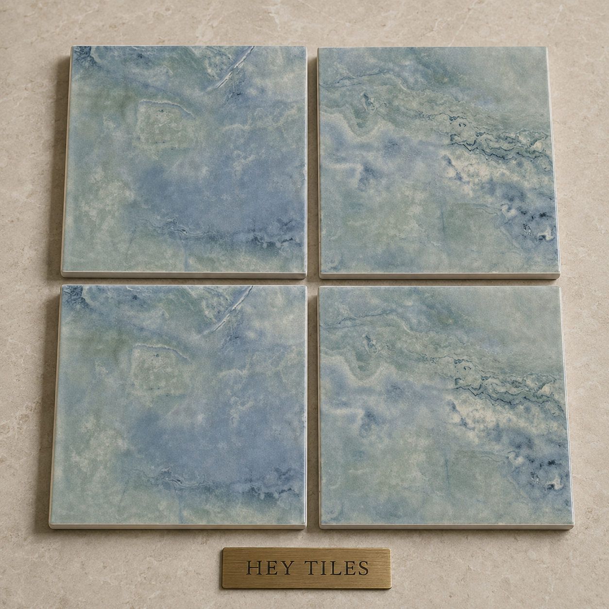 Fujiwa Rio Series: Emerald Pearl Glazed Porcelain Pool Tile