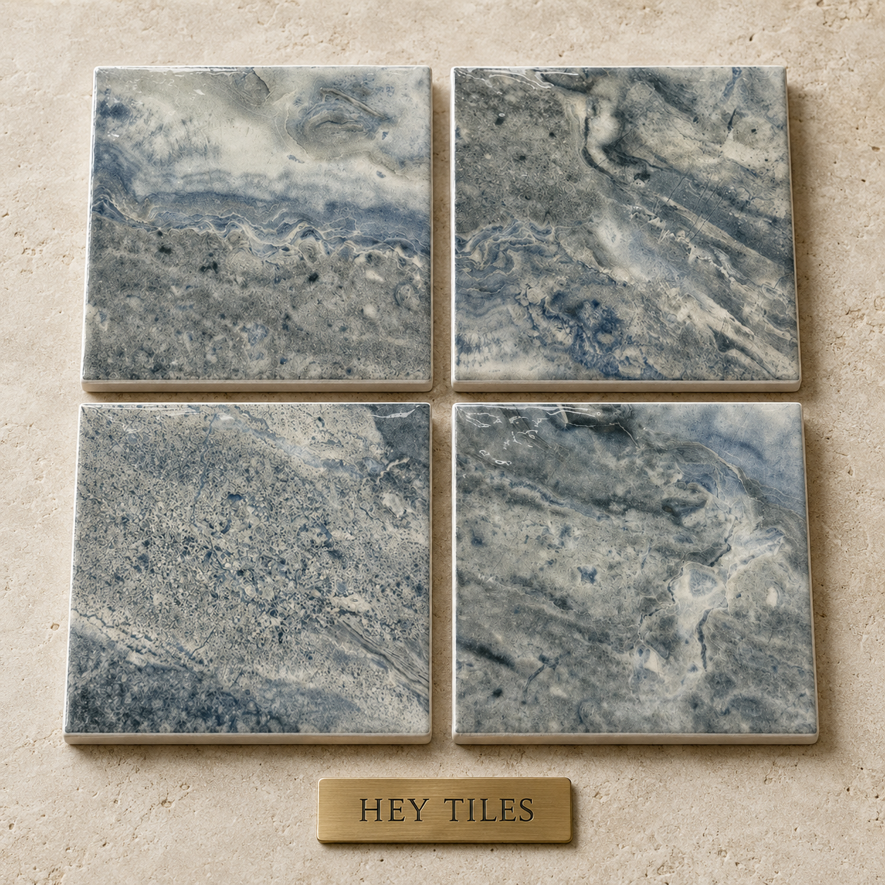 Fujiwa Rio Series: Oyster Gray Glazed Porcelain Pool Tile