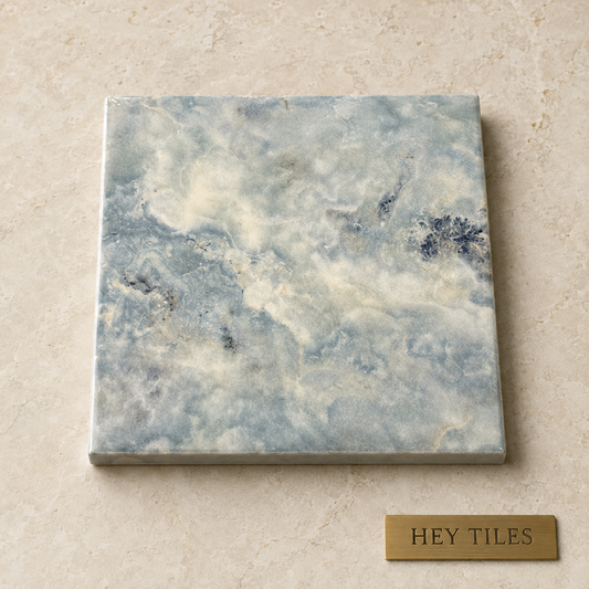 Fujiwa Rio Series: Sunset Blue Glazed Porcelain Pool Tile