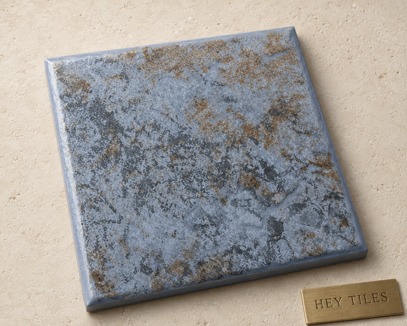 Fujiwa Tile Sekis Series French Grey 6 x 6 Matte Porcelain Tile