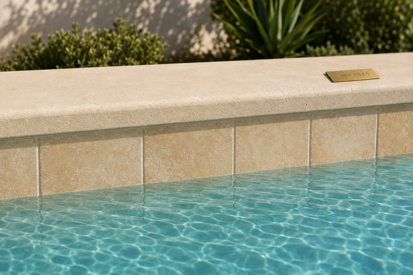 Fujiwa Tile Sierra Series Almond 6 X 6 Glazed Porcelain Tile
