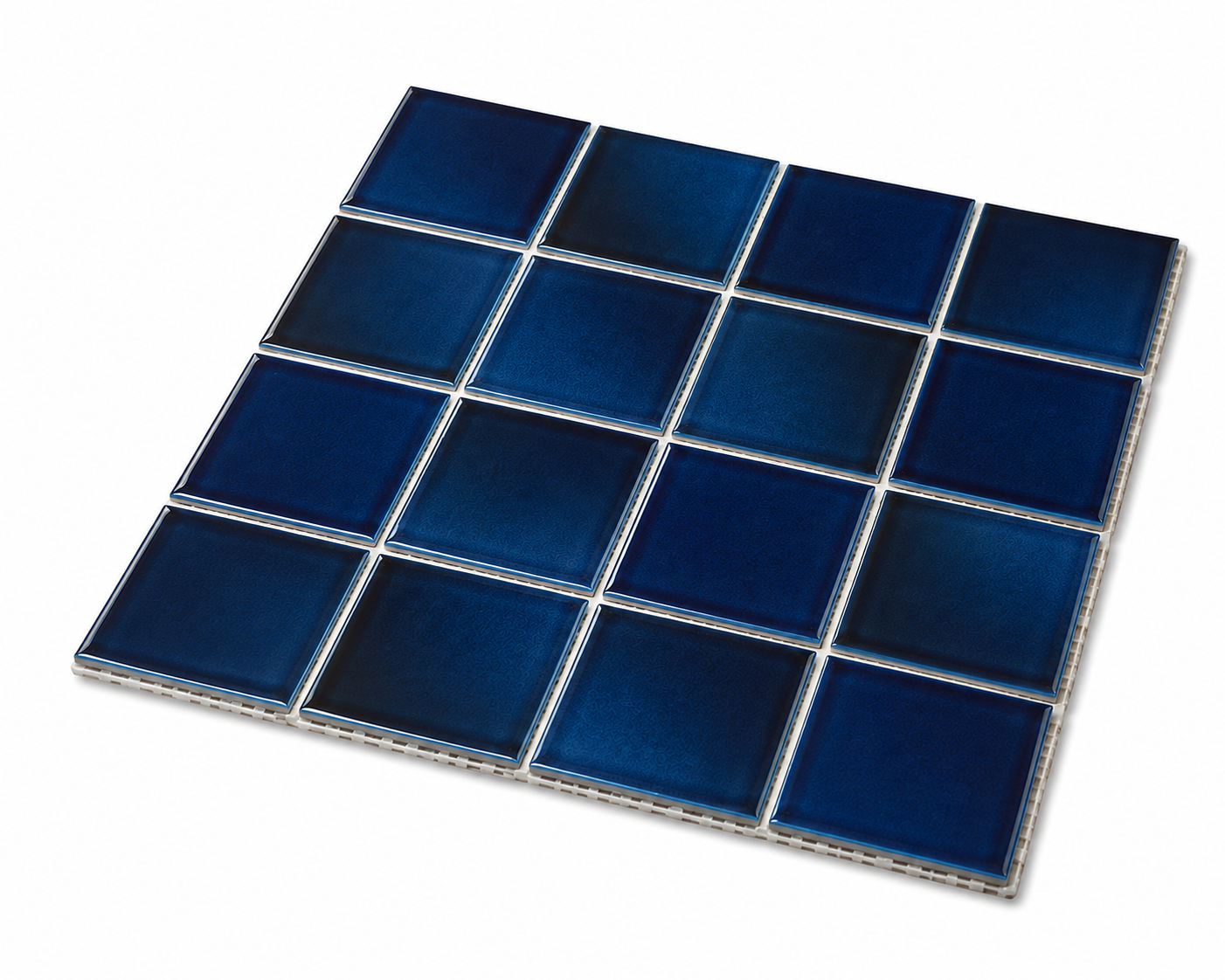 KLM Series Misty Blue 3" x 3" Porcelain Pool Tile