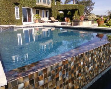 KLM Series Misty Brown 3" x 3" Porcelain Pool Tile