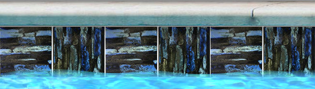 Stoneledge Series Azurite 6" x 6" Porcelain Pool Tile