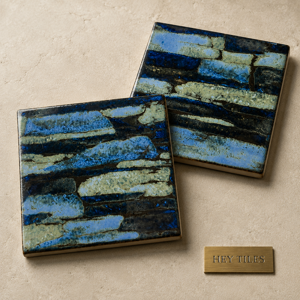 Stoneledge Series Azurite 6" x 6" Porcelain Pool Tile