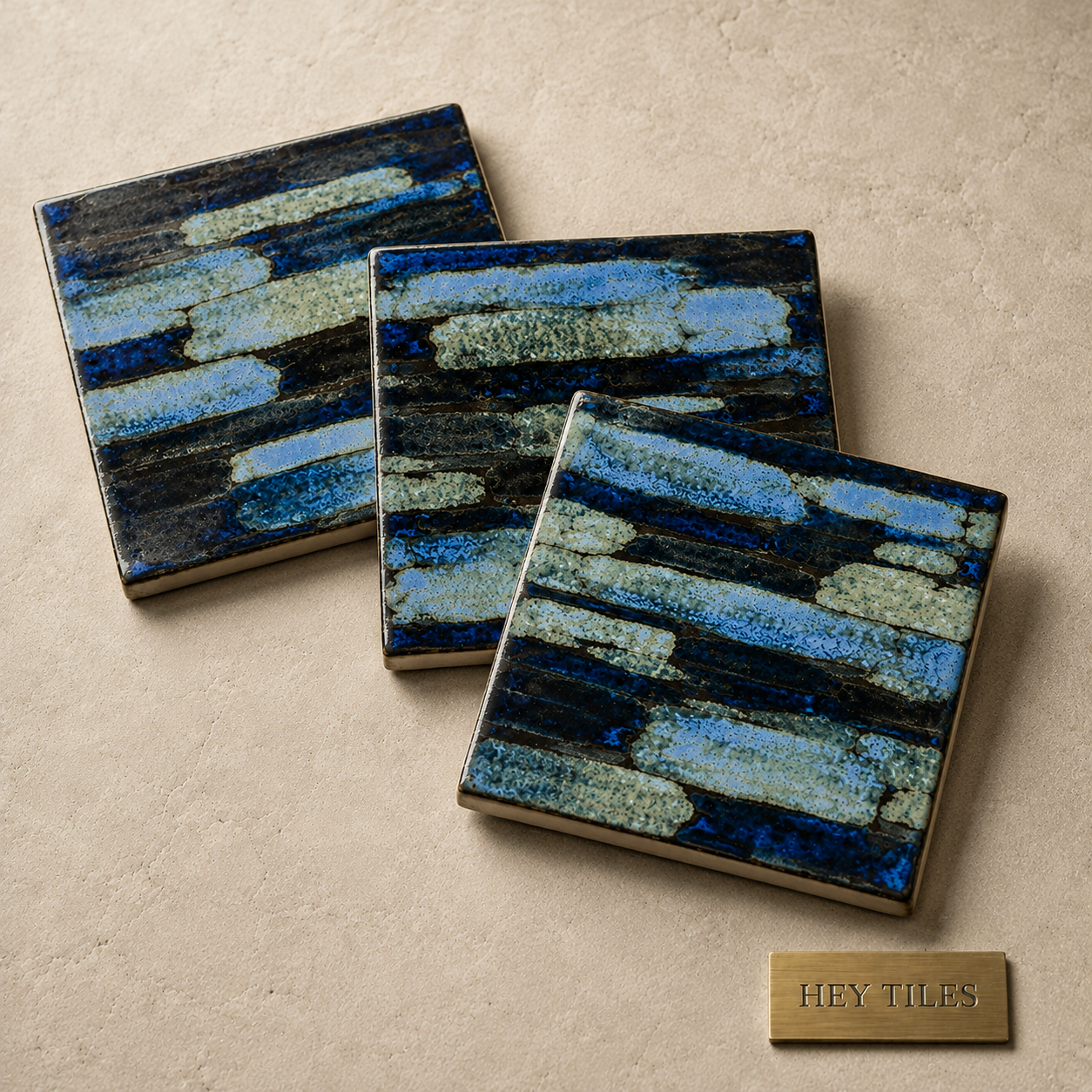 Stoneledge Series Azurite 6" x 6" Porcelain Pool Tile