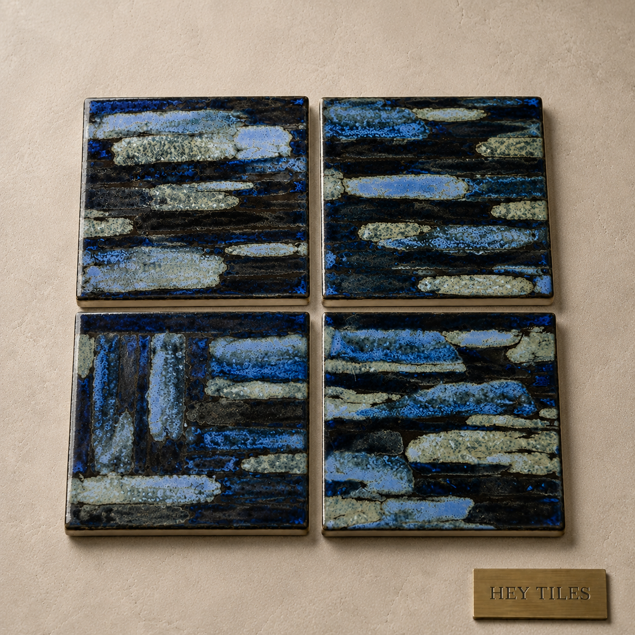 Stoneledge Series Azurite 6" x 6" Porcelain Pool Tile