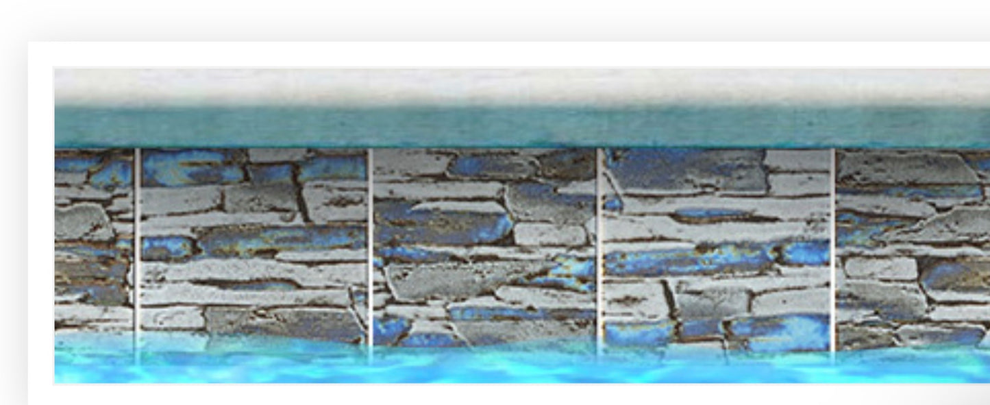 Stoneledge Series Porcelain Grey 6" x 6" Porcelain Pool Tile