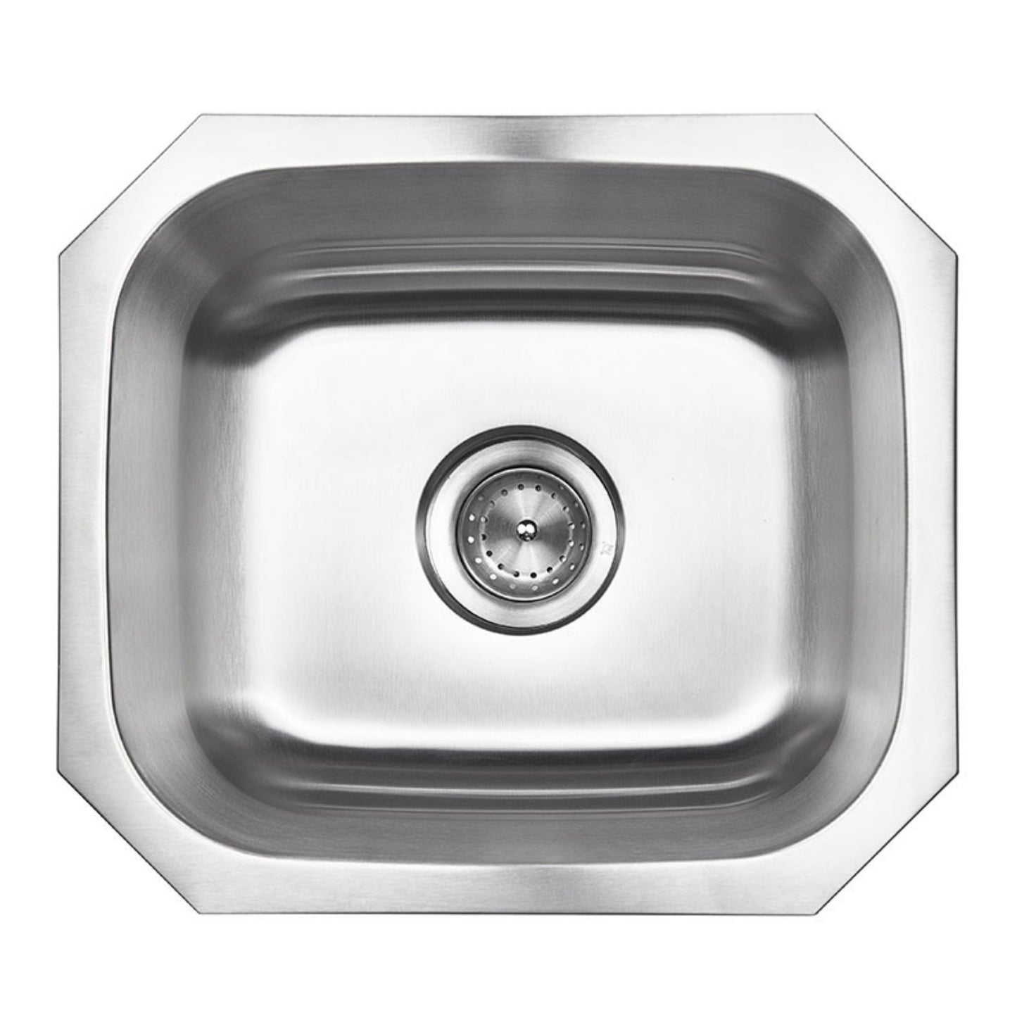 Single Bowl 18G Drawn 1618 Stainless Steel Undermount Sink
