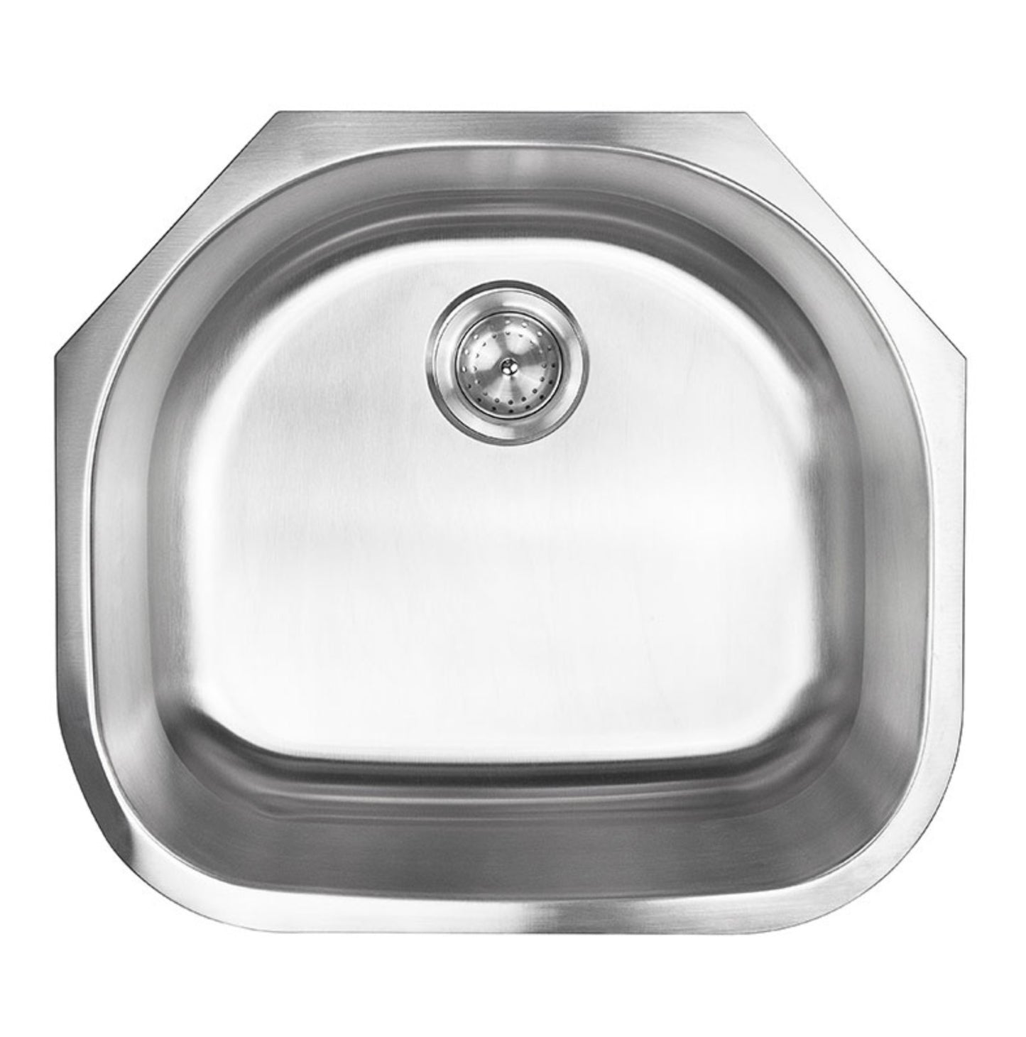 MSI Single Bowl 18G Drawn 2321 Stainless Steel Undermount Sink