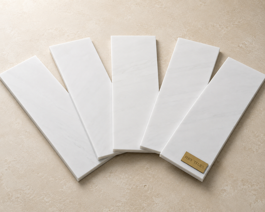 Bianco Dolomite 4" x 12" Marble Subway Tile
