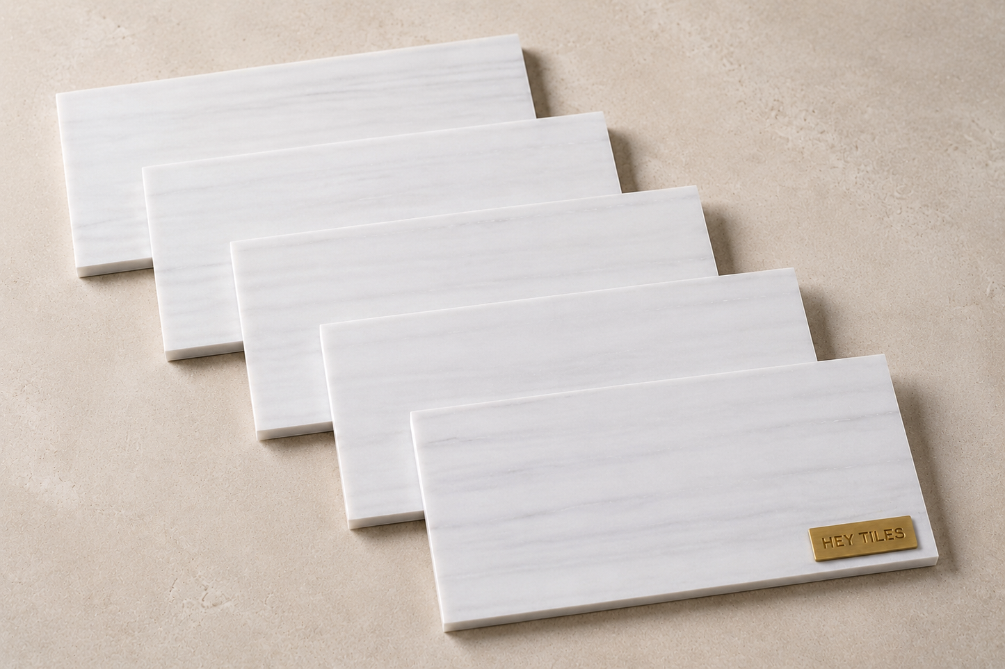 Bianco Dolomite 6" x 12" Premium Marble Tile
