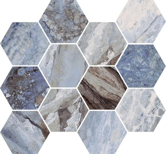 Mystic Ocean Matte Hexagon 4 x 4 12 x 13.5 — product image 1