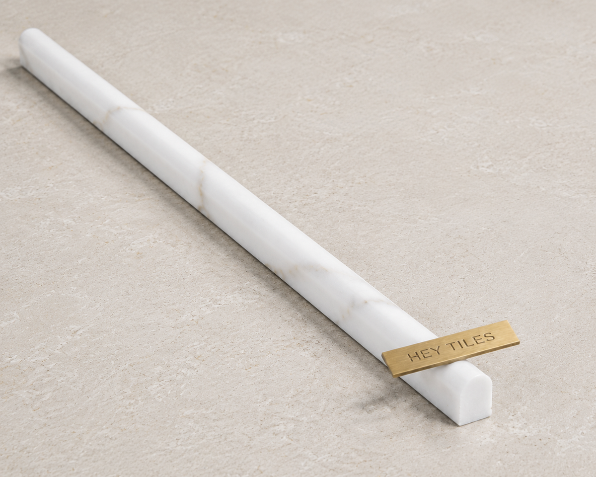 Calacatta Gold Marble 1/2 X 12 Pencil Liner