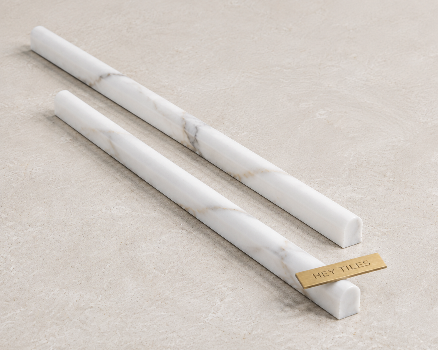 Calacatta Gold Marble 1/2 X 12 Pencil Liner