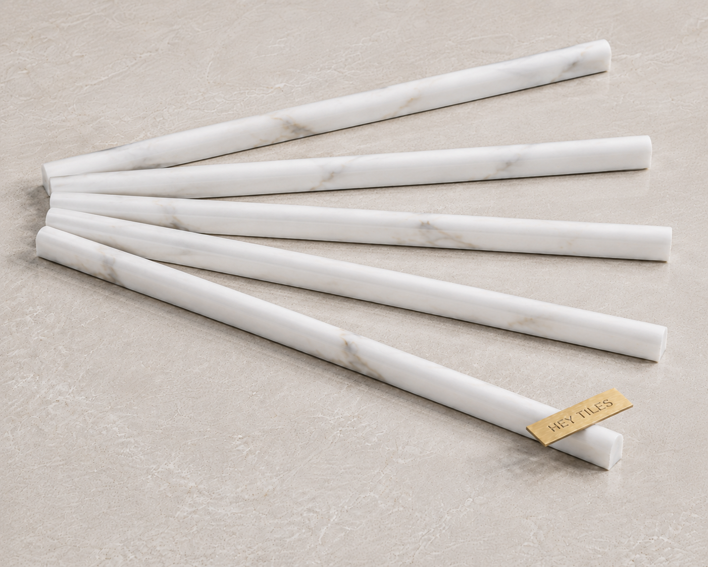 Calacatta Gold Marble 1/2 X 12 Pencil Liner
