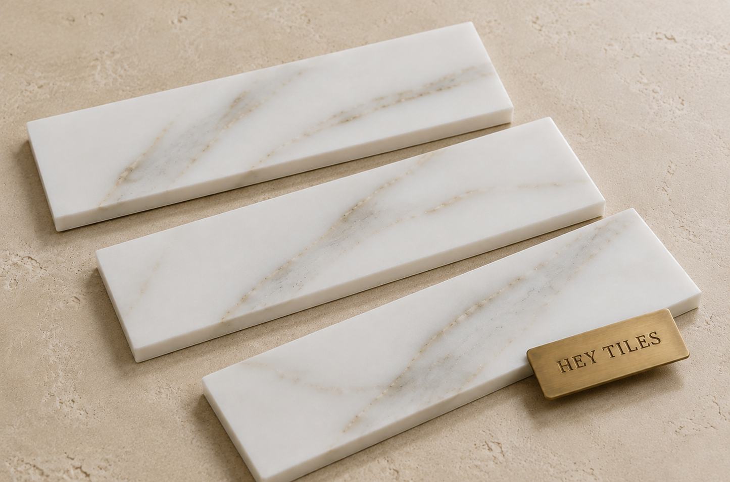 2X8 Tuscan Calacatta Gold Italian Marble Tile